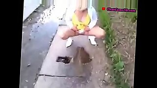 Tiny girl gets wet and wild in a hot pissing scene.