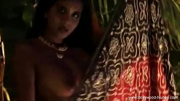 Eastern Indian Dancer Exposed while luving the ritual