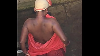 Desi village horny bhabhi boobs caught by hidden cam PART