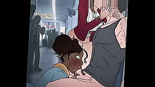 एनीमे पात्रों ने मेट्रो पर हॉट सेक्स किया।