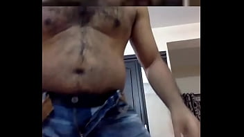 Hairy Indian dude on cam