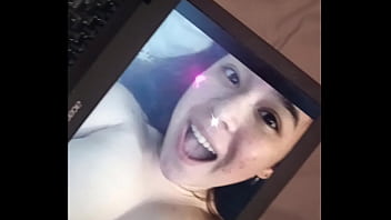 Exposed Asian, Patty gets a cumtribute