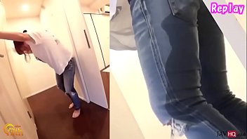 Japanese Pee Desperation and Jeans Wetting