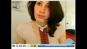 Asian teenies torrid bod on webcam