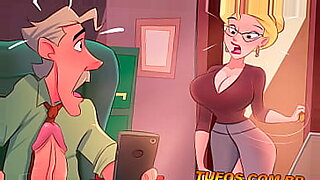 Hottest MILF gets spitroasted in animated video.