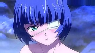 Caracteres de anime Yuri se involucran en besos tiernos
