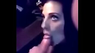 Horny girlfriend giving deep throat oral massage