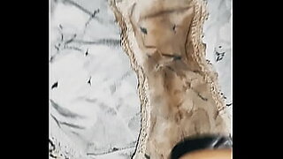 Cum in very dirty slip with lick
