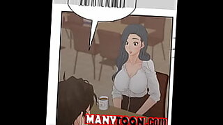 일본 만화에서 여러 파트너와 함께하는 오르가즘.