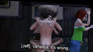 Geanimeerde Vanessa geeft zich over aan wilde seksuele escapades.