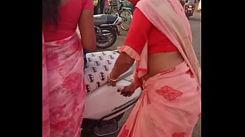 Indian marvelous aunty in saree super-cute culo