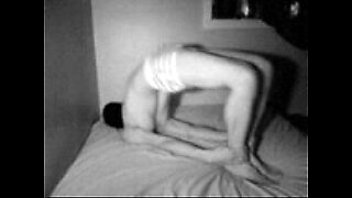 flexible boy masturbates in bed