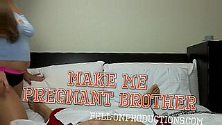 A brother fucks his pregnant sis