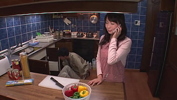 Unsatisfied Japanese housewife entices 2 handymen