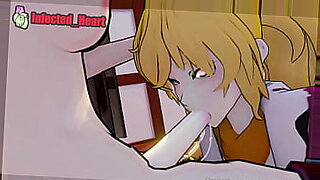 Anime-Mädchen Wibu wird frech