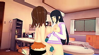 Naruto和Hinata在开放式房间里亲密接触。