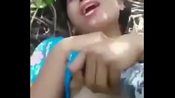 Outdoor Boobs pressing and cunt fingring by beau