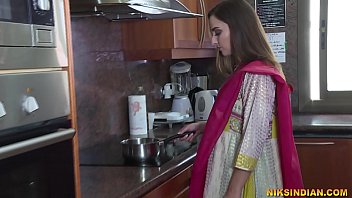 Newly married Indian bhabhi strips her salwar and loses her