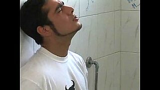 Argentinian guys fuck in a restroom