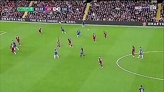 Gol  18 de Eden Hazard contra o Liverpool na Copa da Liga Inglesa