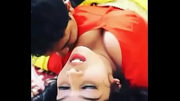Sexy immense boobies desi bhabi fuck in sari