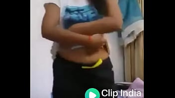 Cute Indian dame stripping