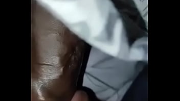 She is sucking my indian ebony cock