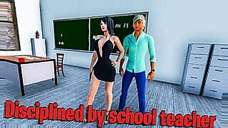 La sexy profesora enseña a una joven estudiante.