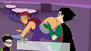 Robin haveing sex with Starfire