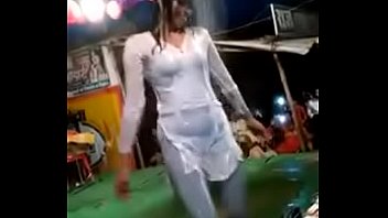 Indian torrid girl rain dance