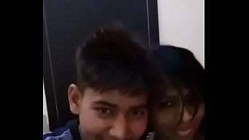 Indian Girlfriend and Boyfriend Kissing flick