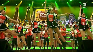 Lots of Dancing Girls show upskirts on German television