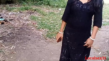 Black Clower Dress Bhabi Sex In A outdoor ( Official